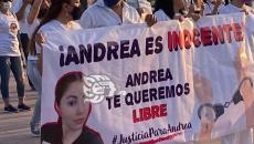 Piden juicio justo para Andrea; exigen su liberación