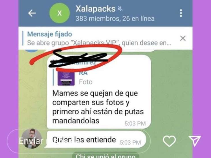 En Telegram, mercado en línea de explotación sexual con fotos de veracruzanas