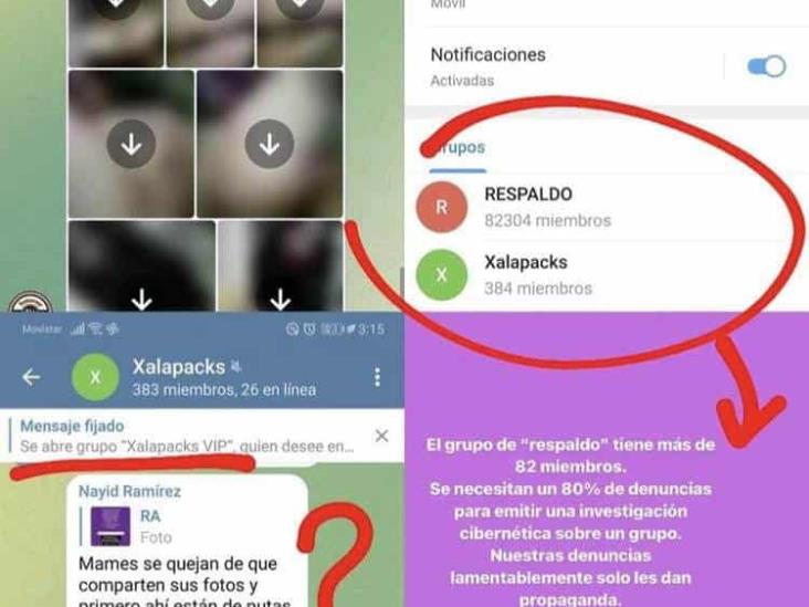 En Telegram, mercado en línea de explotación sexual con fotos de veracruzanas