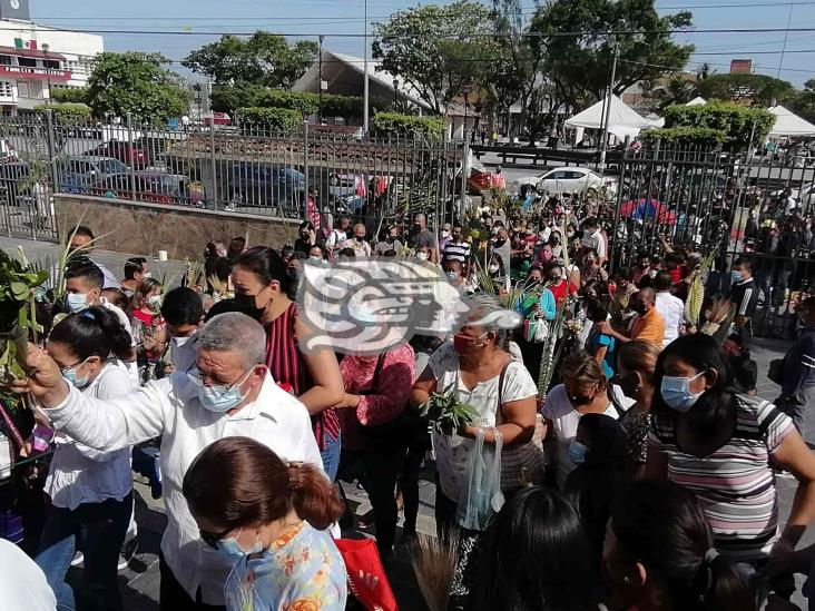 Domingo de ramos vuelve a ser presencial en Coatzacoalcos luego de dos años