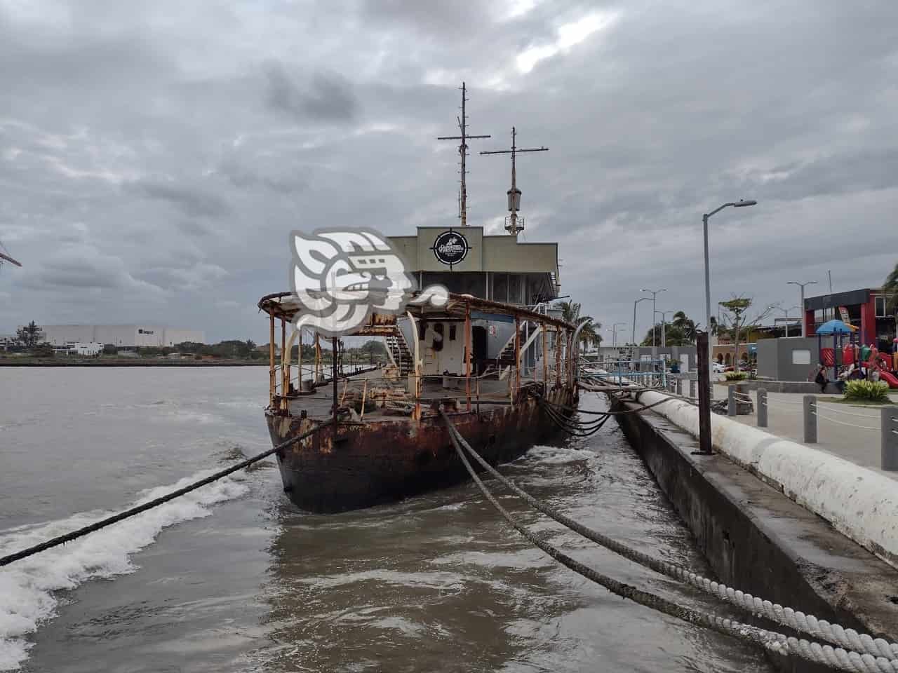 Buque Guanajuato será destruido y se dragará el río, en Boca del Río (+Video)