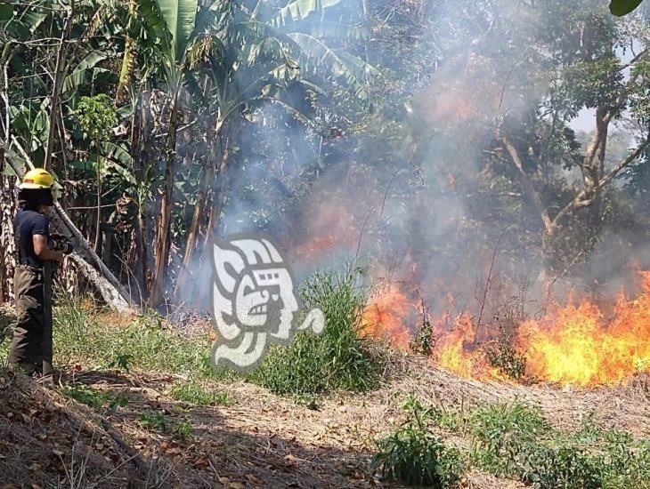 PC y Bomberos sofocan fuerte incendio en la Tacoteno