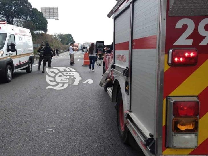 ¡Vialidad libre! Tras accidente, se restablece circulación en tramo Córdoba-La Tinaja