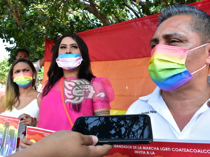 Anuncian la 11va marcha de la comunidad LGBTTTIQ+ en Coatzacoalcos