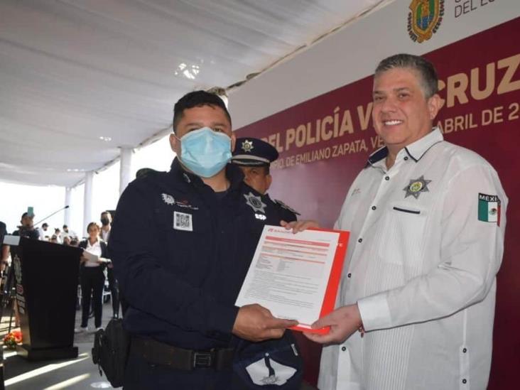 En el día del Policía Veracruzano, reconoce Hugo Gutiérrez su desempeño