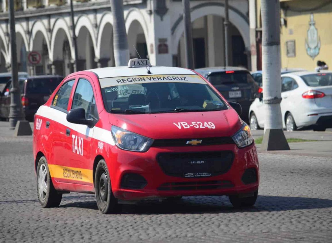 Servicio de taxi sólo aumentó el 50 por ciento en Carnaval de Veracruz