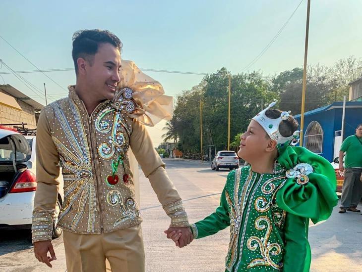 Cherry visita a niño que se inspiró en sus vestuarios para rey del Carnaval