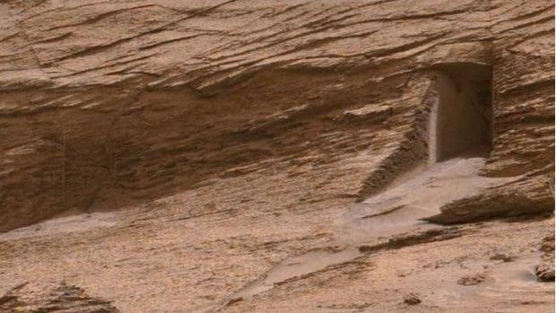 Una puerta en Marte, imagen que comparte robot de la NASA