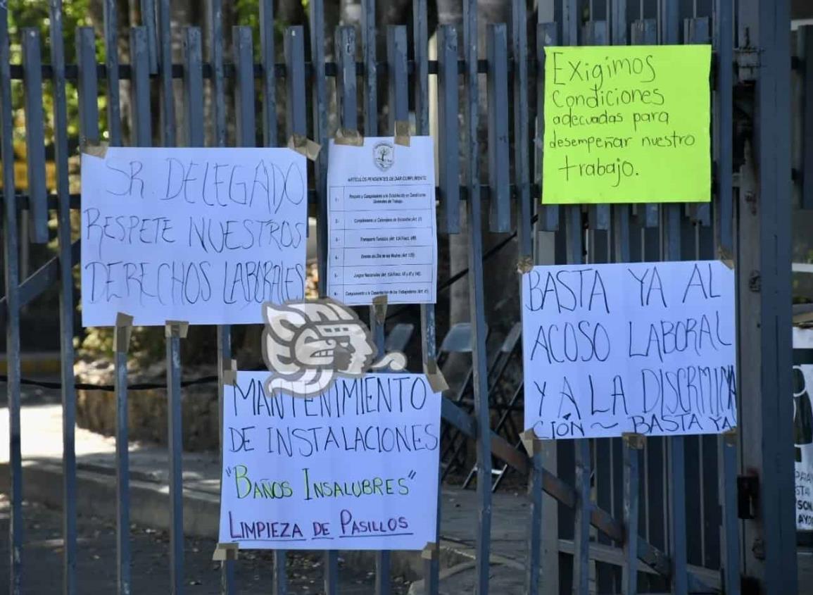 Por inercias viejas, protesta de sindicalizados que pararon 2 años: Huerta