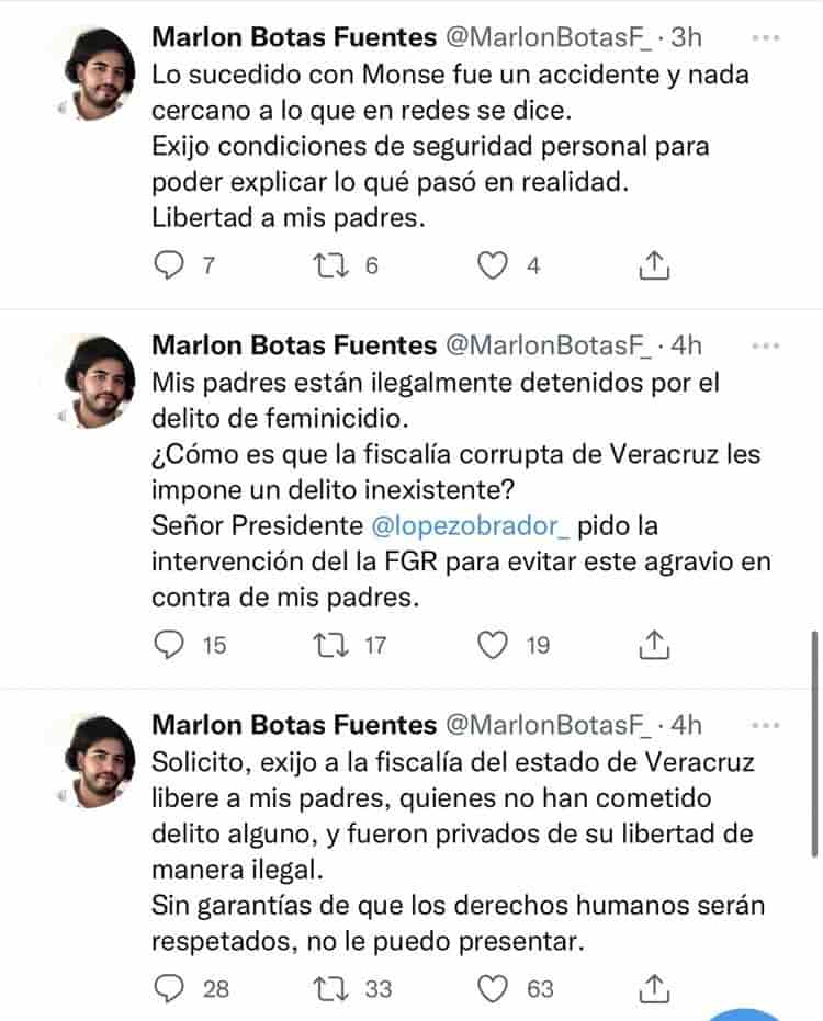 Marlon Botas Fuentes activó sus redes sociales tras video sobre caso Monse Bendimes