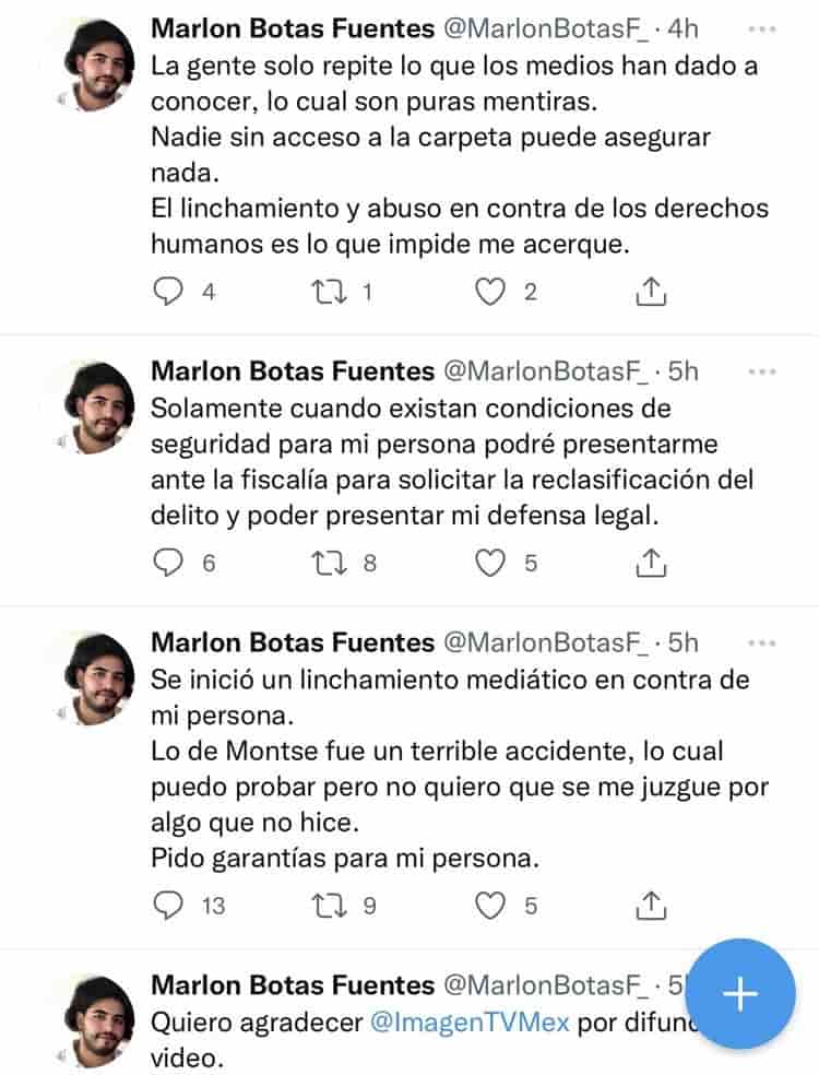 Marlon Botas Fuentes activó sus redes sociales tras video sobre caso Monse Bendimes