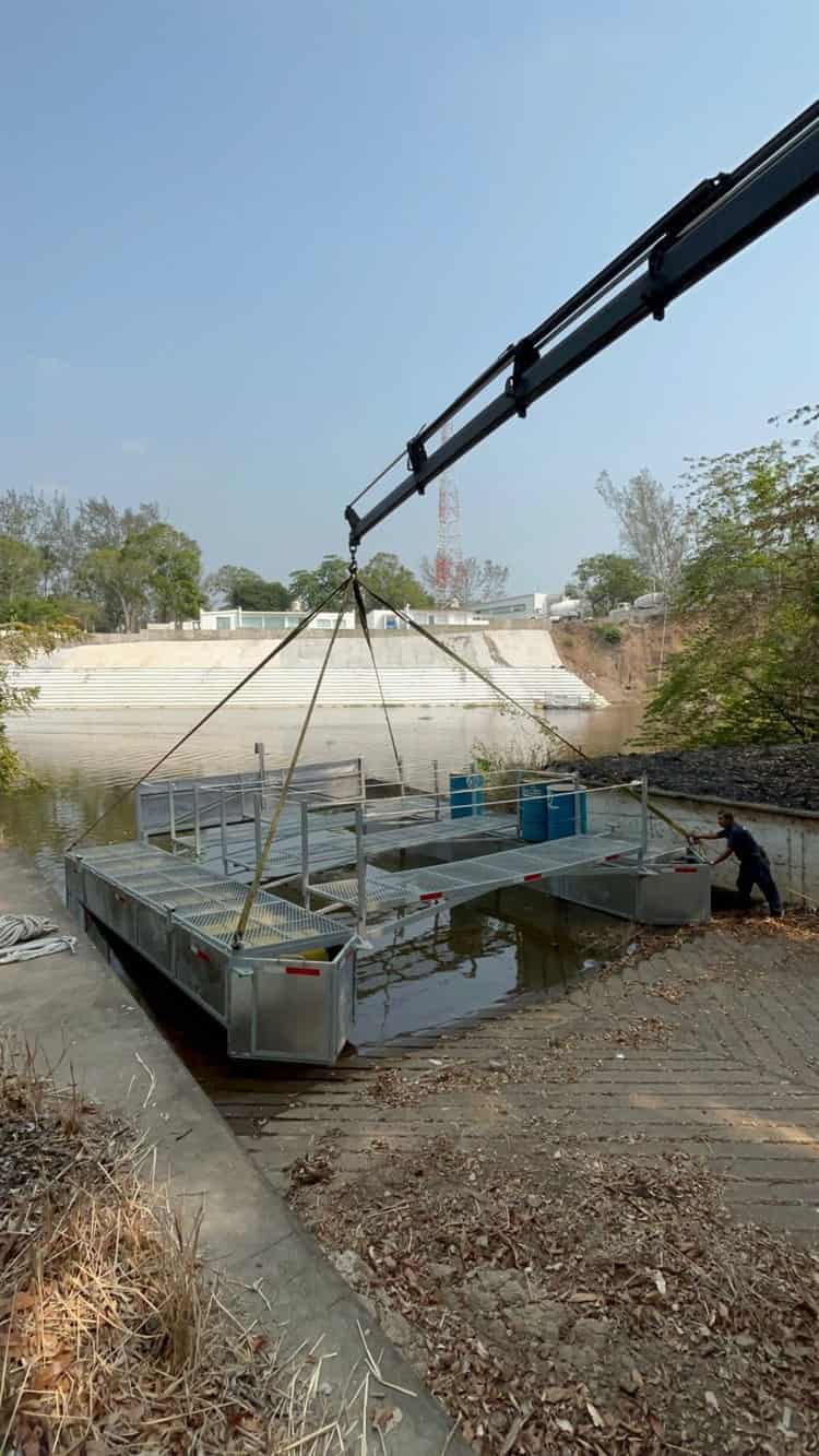 Recolectan casi 1 tonelada de basura con jaulas instaladas en ríos de Veracruz