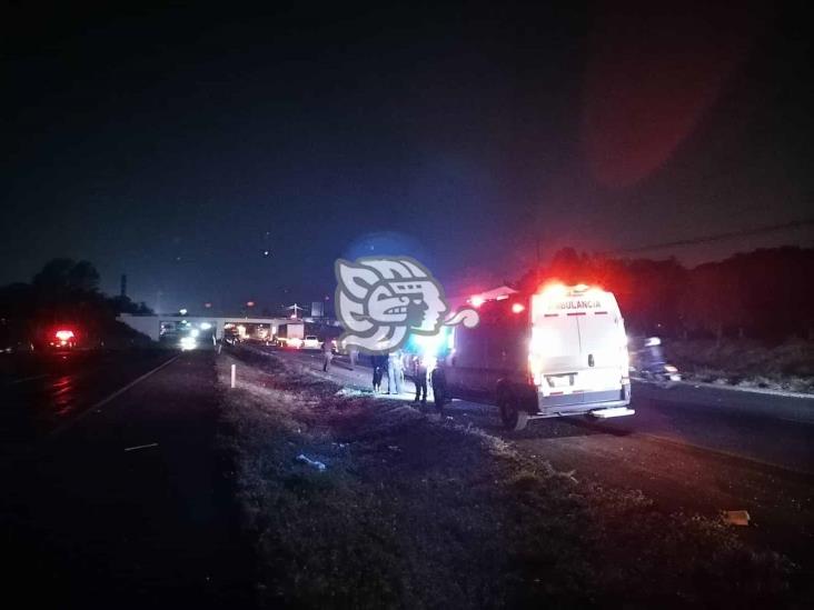 Arrollan a trabajador de refresquera en la Córdoba-Puebla