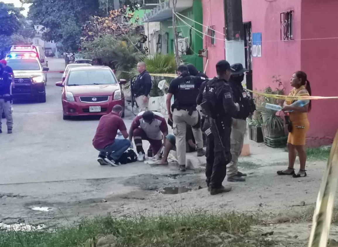 Balearon a hombre en la colonia Guadalupe Tepeyac en Nanchital