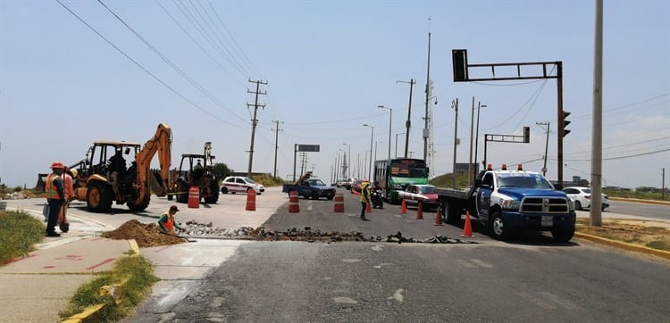 Extremar precauciones por trabajos sobre la avenida Universidad