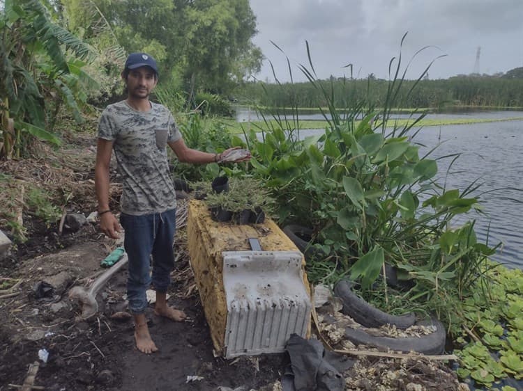 Laguna La Espuma en Veracruz, fuente de alimento para pobladores