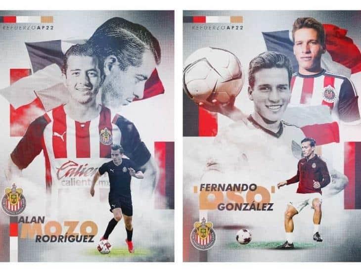 Anuncia Chivas a Alan Mozo y al ‘Oso’ González como refuerzos