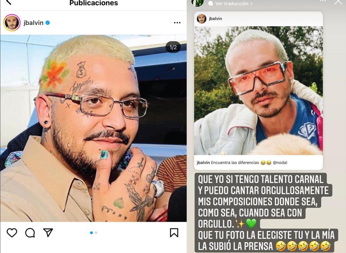 J Balvin vs Nodal; encienden las redes con dimes y diretes 