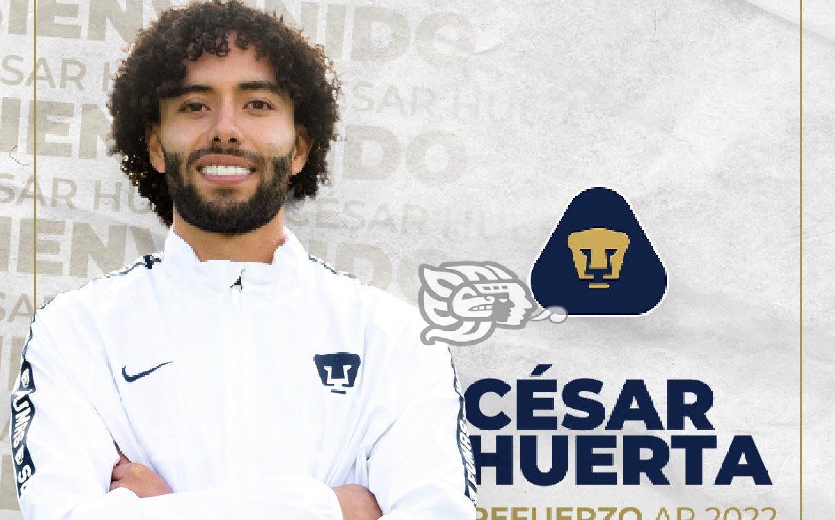 César Huerta es segundo refuerzo de Pumas UNAM