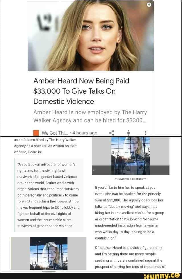 Despiden a Amber Heard como vocera por los derechos de las mujeres