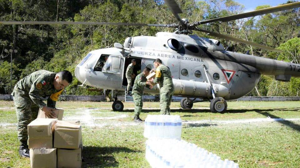 Continúan plan DN-III-E en Oaxaca, tras paso de Agatha