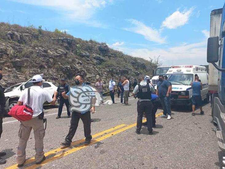 Carreterazo en límites de Veracruz y Chiapas; tres mujeres habrían fallecido