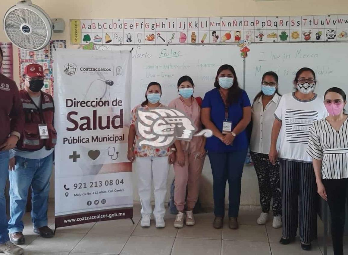 Con alumnos saludables se garantiza el bienestar en las escuelas de Coatzacoalcos