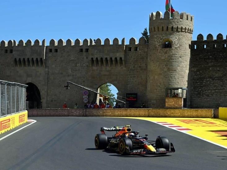 ‘Checo’ Pérez lidera la P1 del GP de Azerbaiyán