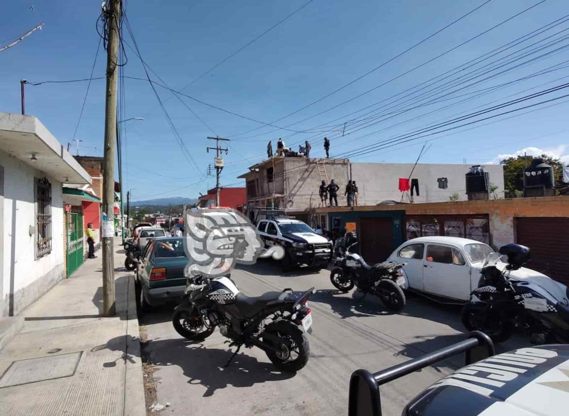 Infoma C4 sobre accidente de tránsito en calle Río Samaria de Xalapa