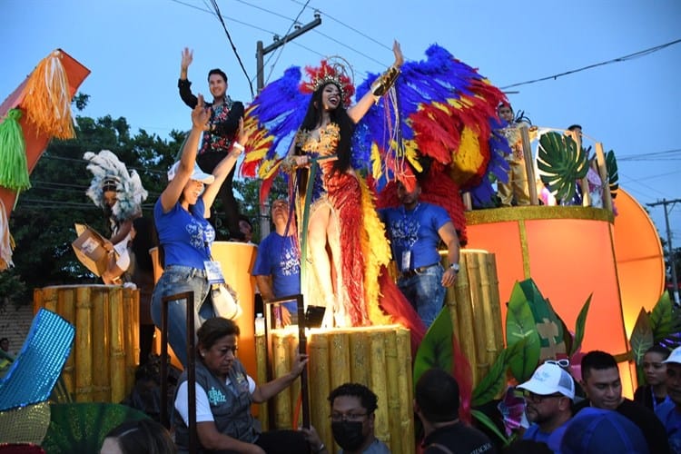 Realizan el primer papaqui del Carnaval de Veracruz 2022, en Boca del Río