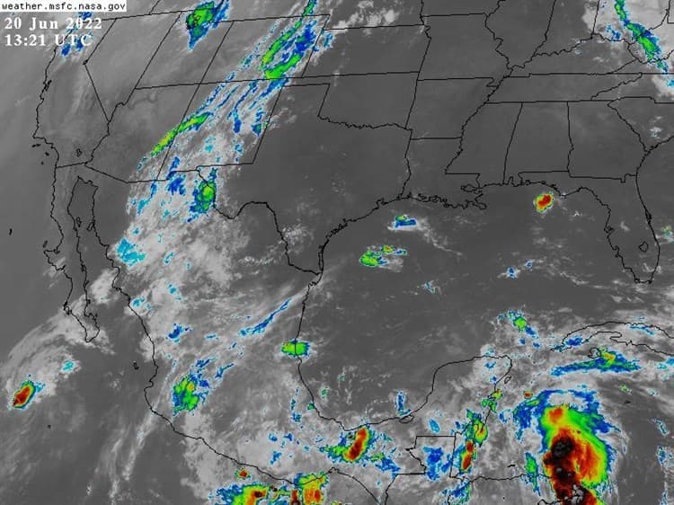 Continuarán las lluvias en el sur de Veracruz