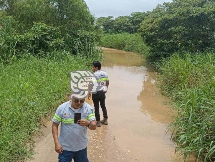 Escurrimiento del río Chiquito incomunica comunidades de Jáltipan