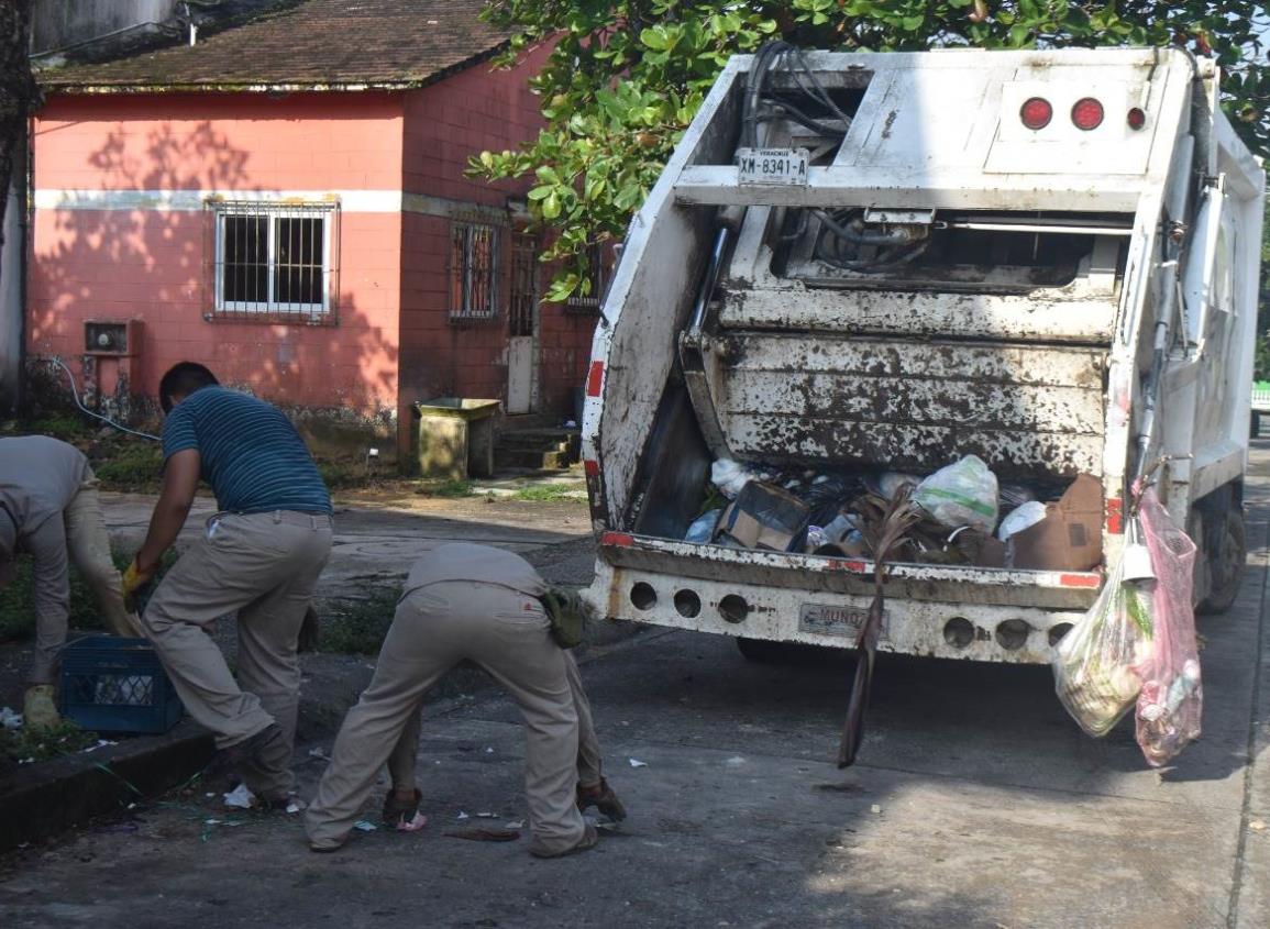 Regularizan recolección de basura en Nanchital