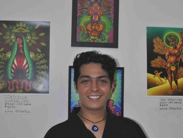 El ilustrador Eddie Buja retoma lo mexicano y lo queer