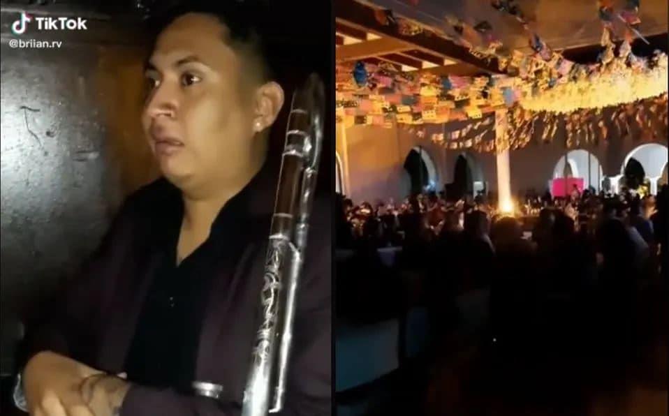 Músico se hace viral al llorar tras saber que tocará en la boda de su exnovia(+video)