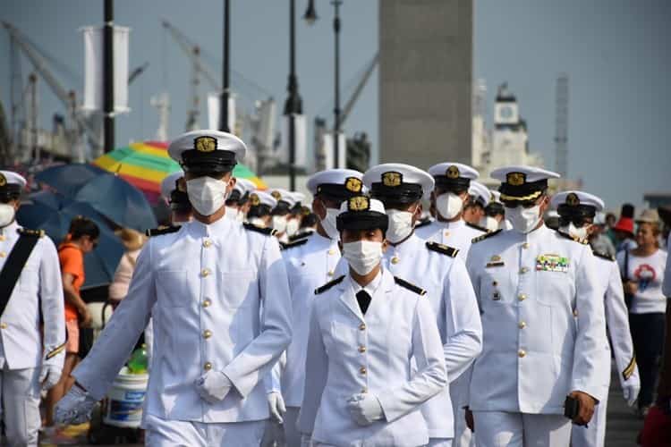 Conmemoran el 125 aniversario de la Escuela Naval Militar de Antón Lizardo