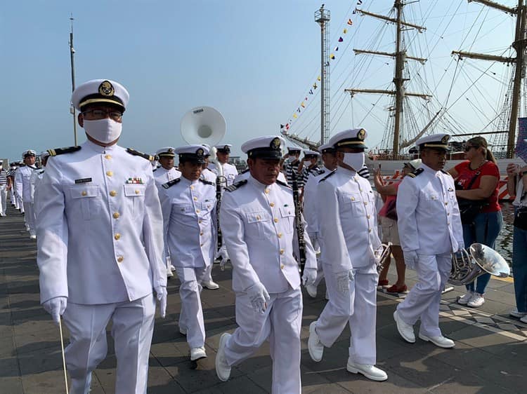 Conmemoran el 125 aniversario de la Escuela Naval Militar de Antón Lizardo