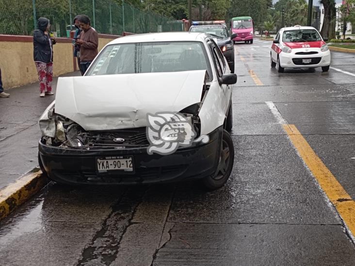 Doble accidente enloquece la vialidad en Orizaba