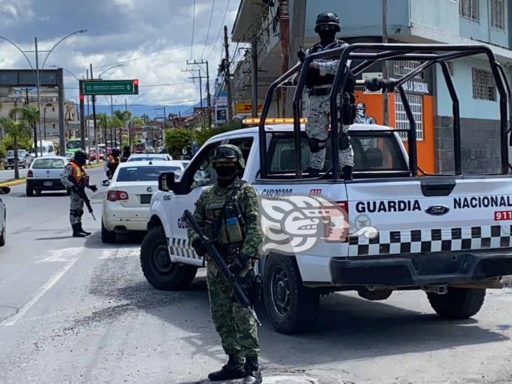 Arriban elementos de Sedena y Guardia Nacional a Ciudad Mendoza