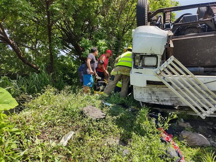 Se accidentan jornaleros en San Andrés Tuxtla