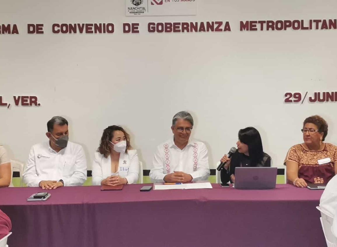 (+Video) Nanchital, Ixhuatlán y Coatza firman convenio de gobernanza metropolitana