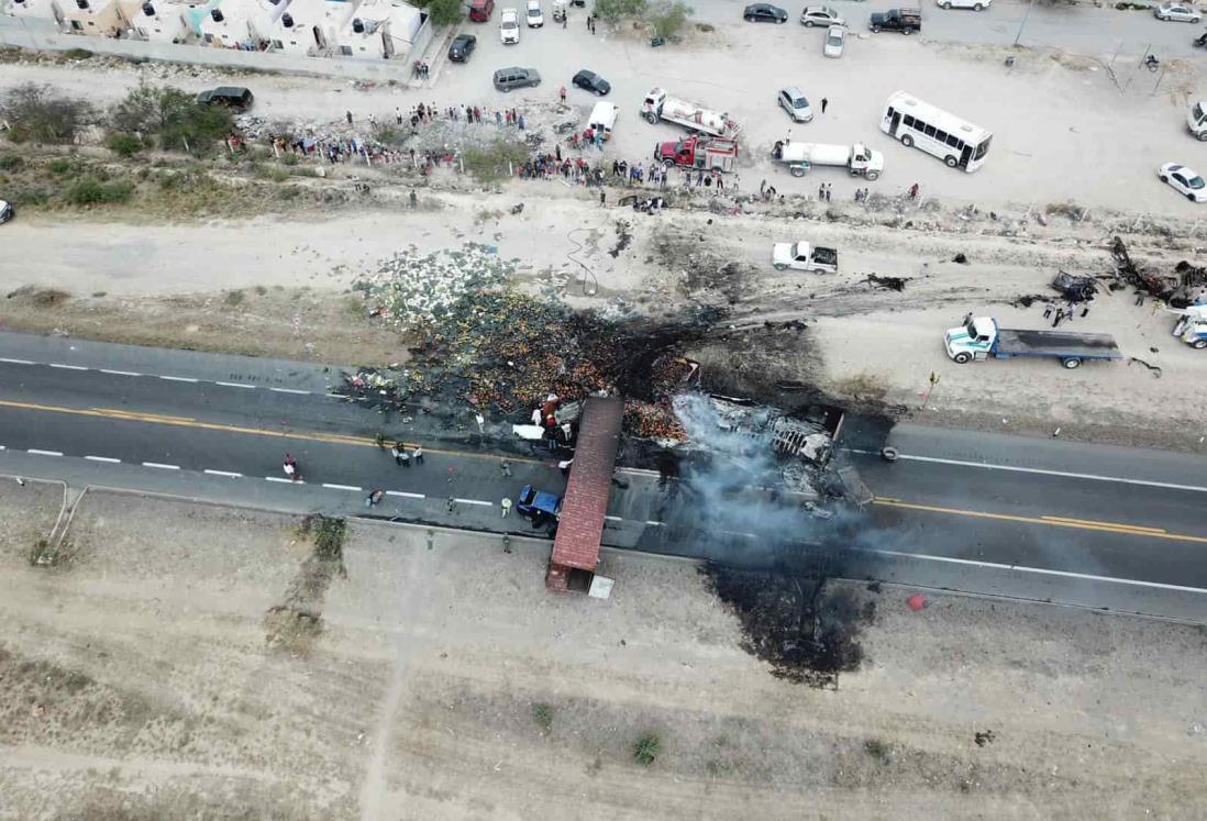 Chocan dos tráilers en Coahuila; reportan dos muertos