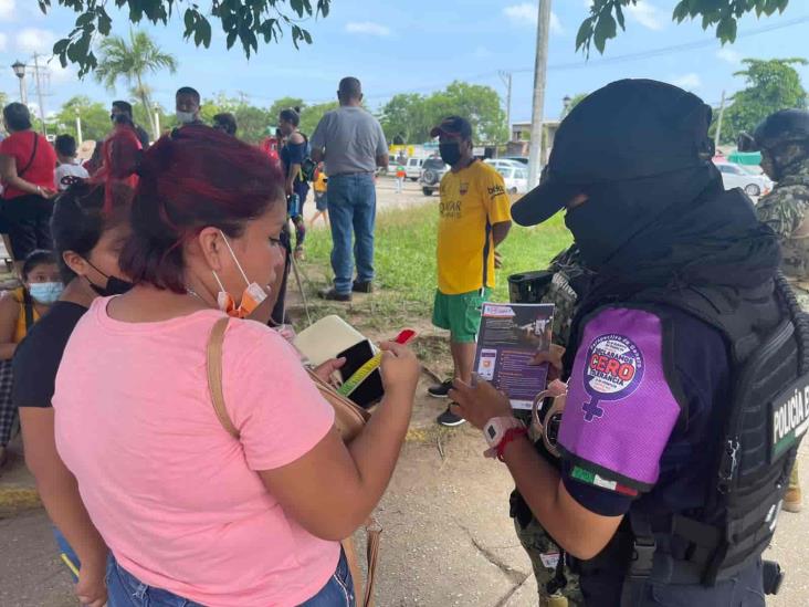 (+Video) SSP exhorta a denunciar incidentes en el transporte público en Coatza