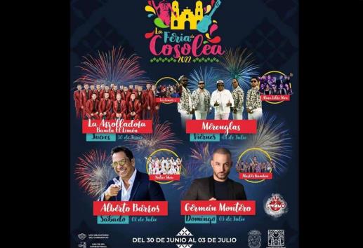 Cosoleacaque celebrará feria del 30 de junio al 03 de julio