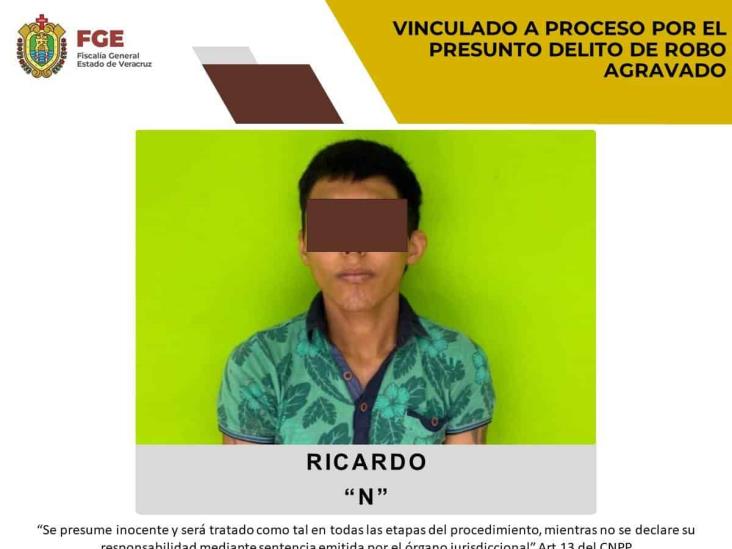 En Poza Rica, vinculan a proceso a presunto ladrón