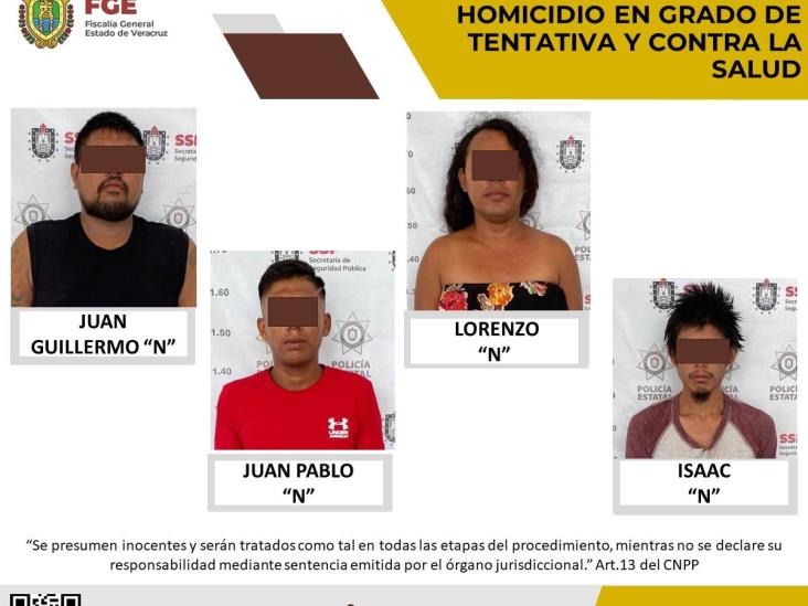 Imputan a cuatro por tentativa de homicidio en Papantla