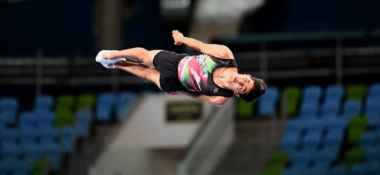 Destaca veracruzano José Hugo Marín en Panamericano de Trampolín en Brasil