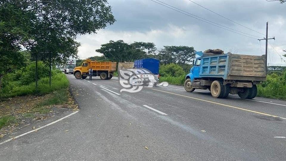 No hay paso de Veracruz a Oaxaca por paro de camioneros