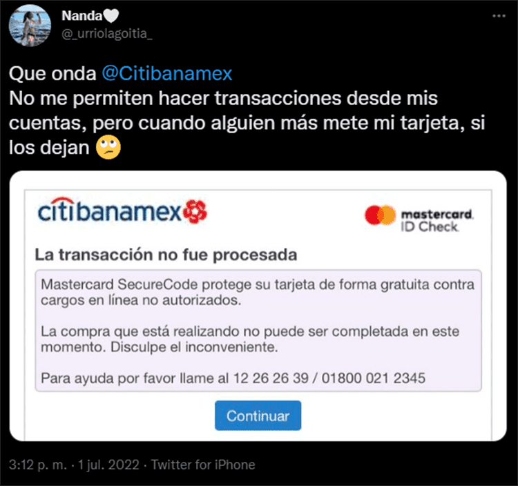 ¡Sin la quincena! Usuarios de Citibanamex reportan fallas en app móvil