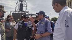 Inspeccionan Macroplaza del Malecón de Veracruz previo a coronación (+Video)